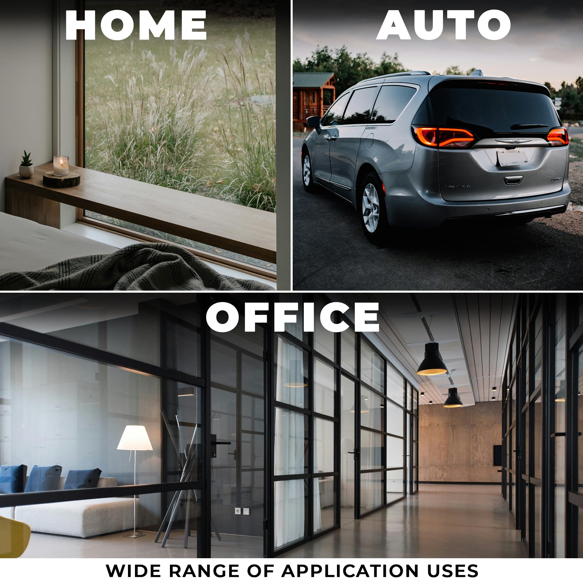 Amazon.com: VViViD One-Way Perforated Black Vinyl Privacy Window